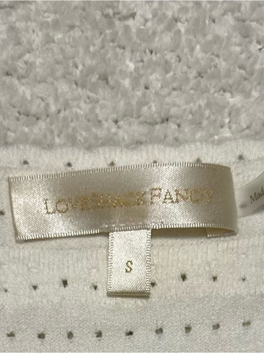 LoveShackFancy White Ruffle-Hem Button Cardigan - Picture 6 of 6